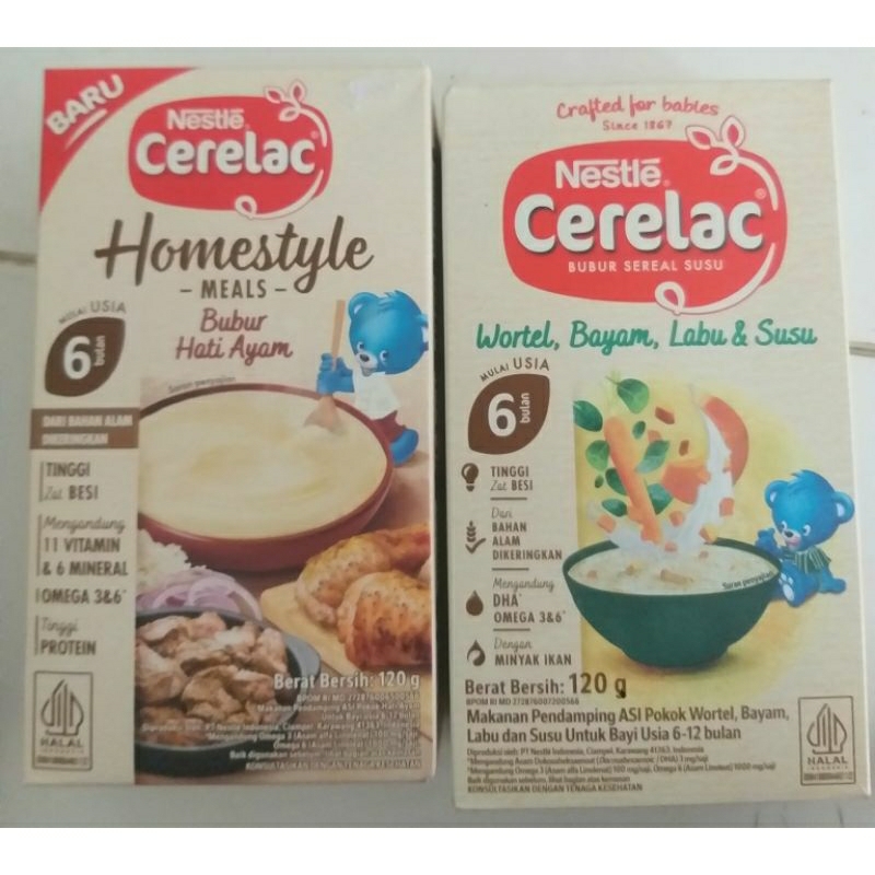 NESTLE CERELAC BUBUR BAYI 120GR BOX