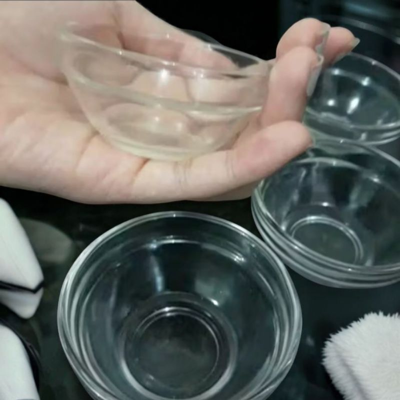 Cawan Kaca Wadah Chemical Peeling 6cm – Cawan Peeling Wajah Profedional Alat Facial Skincare Profesi