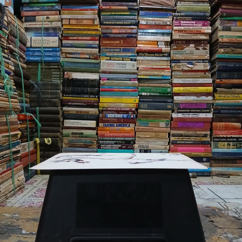 

lukisan cat minyak size tinggi 40cm lebar 27cm