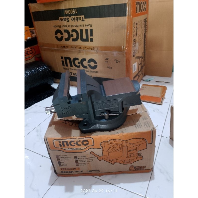 Bench Vice 6 Inch INGCO HBV086 Ragum 6"