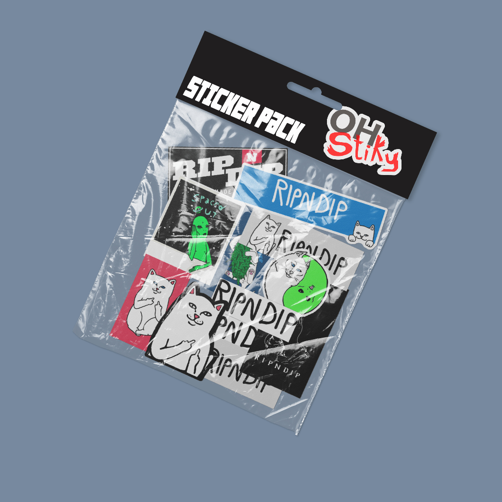 

Sticker stiker distro brand rip n dip pack