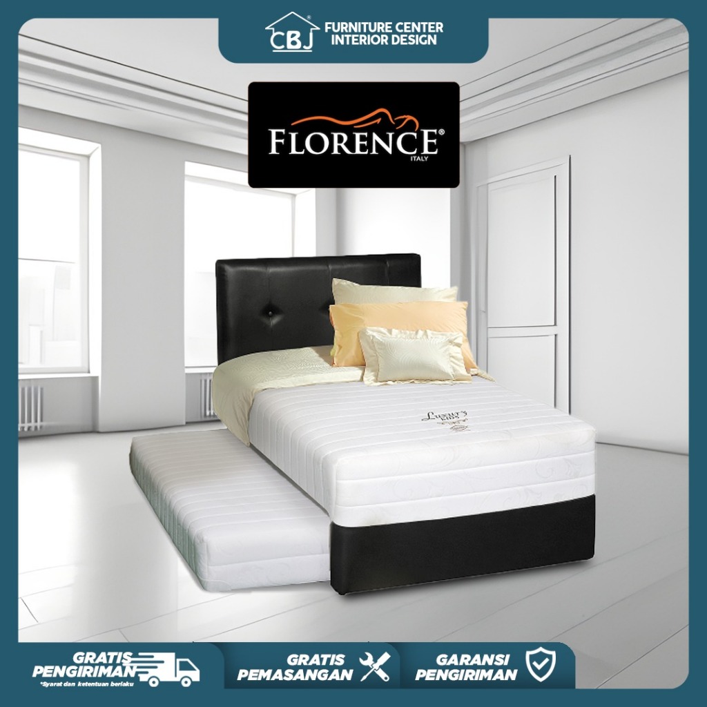 Florence Kasur Springbed 2 in 1 Luxury Kids - Full Set - Khusus Jabodetabek