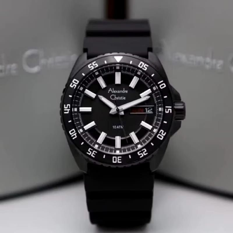 Jam Tangan Pria / Cowok Alexander / Alexandre Christie AC 6541 ME