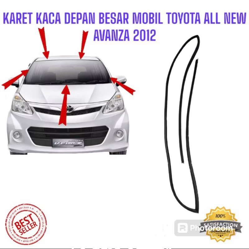 KARET KACA DEPAN BESAR MOBIL TOYOTA ALL NEW AVANZA 2012