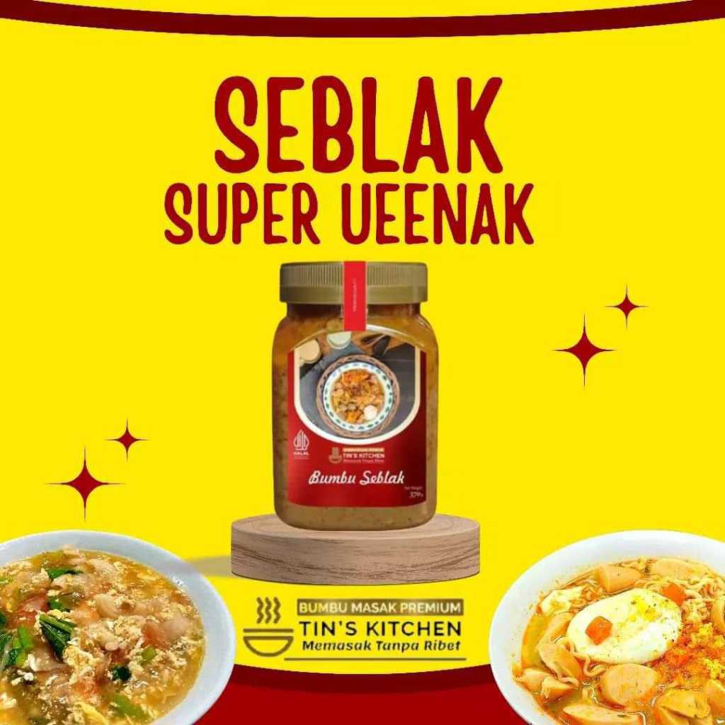 

Bumbu Seblak Instan Basah 355gr Tins Kitchen Toples Mutiguna Multifungsi / Bumbu Seblak Instan