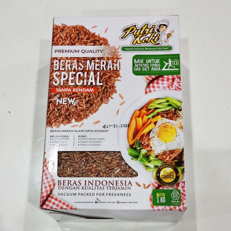 

Beras Merah Premium Putri Koki 1 kg Murah