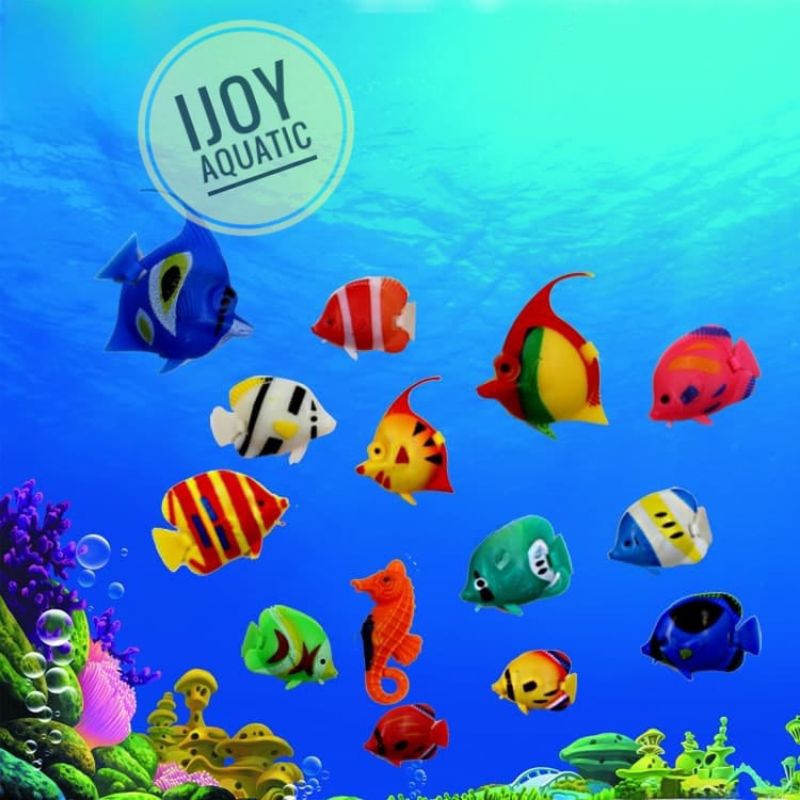 IKAN HIAS MAINAN akuarium hiasan dekorasi akuarium