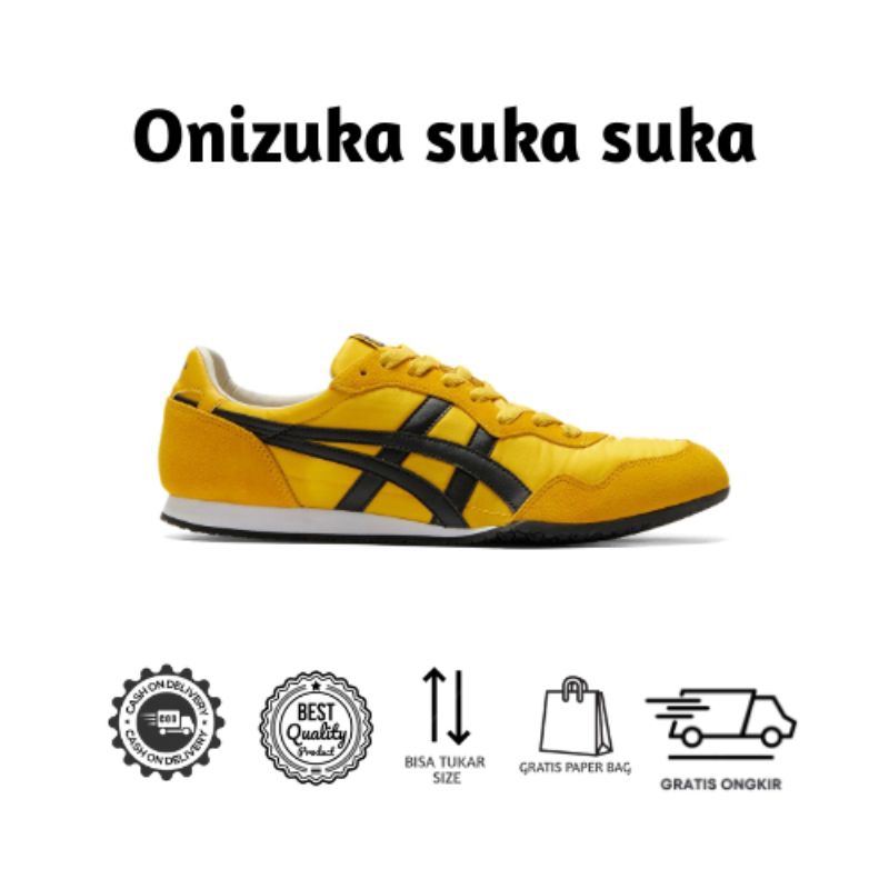Sepatu Onitsuka Tiger Serrano Yellow/Black
