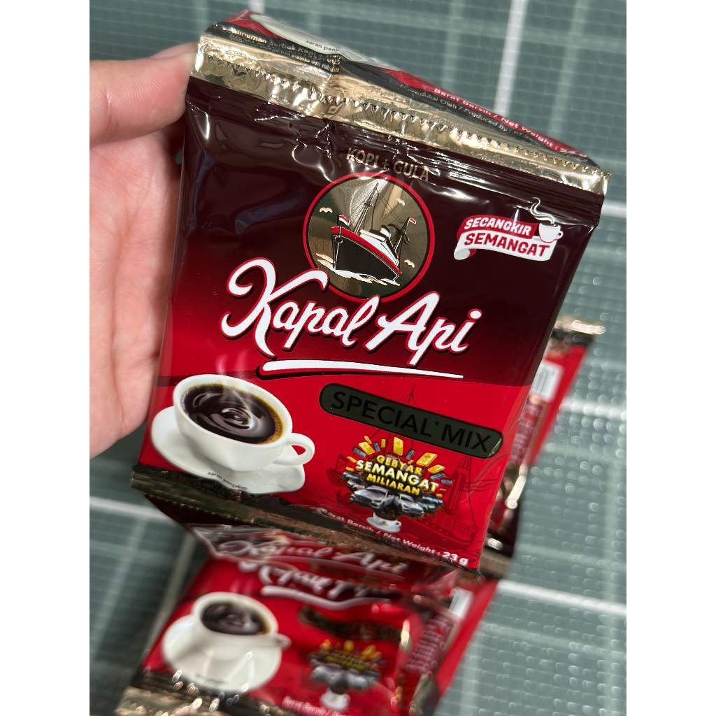 

Kapal Api Spesial Mix kemasan sachet 23gr (isi 10bungkus)