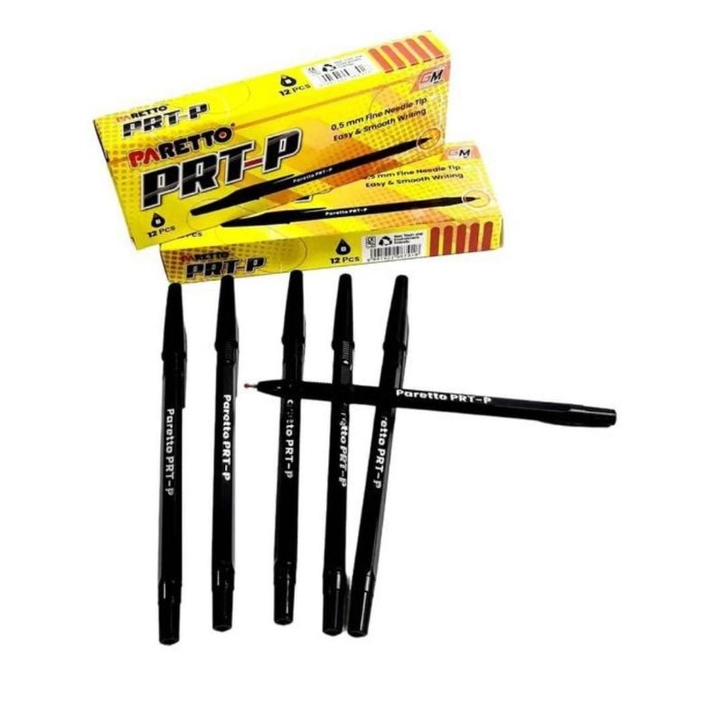 

Pulpen Ball Pen Paretto - PRT-P 0,5mm Hitam