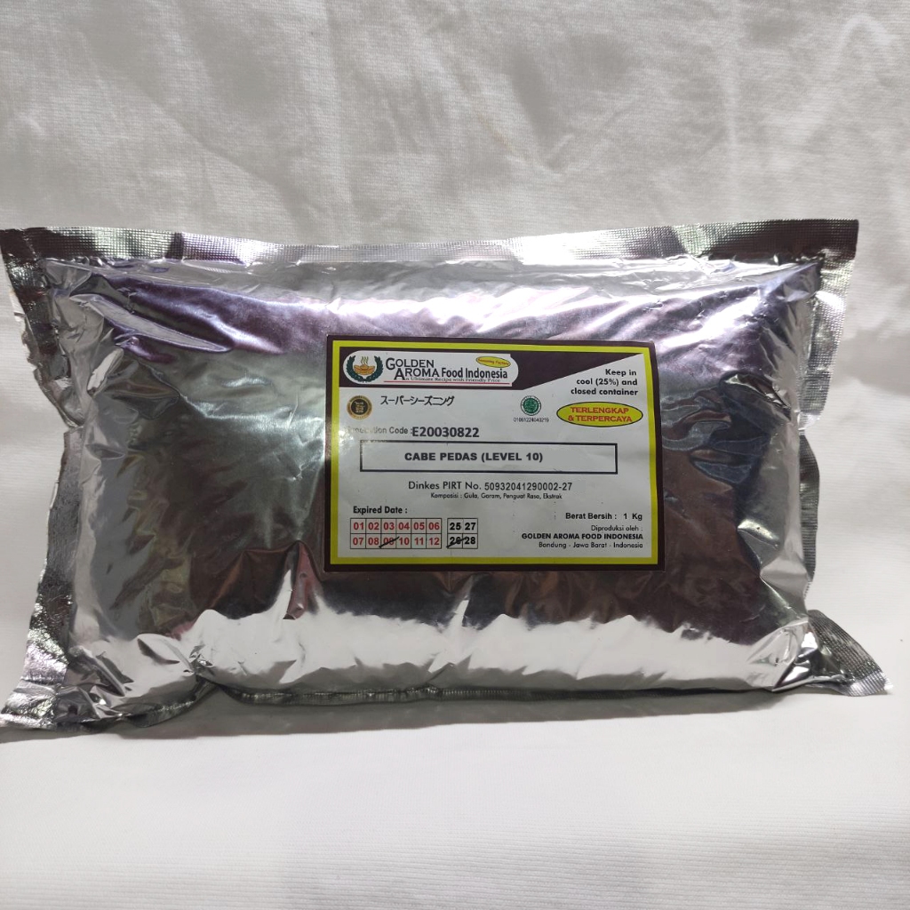 

Cabe Merah Pedas (Level 10) 1 Kg - (Tidak Gurih) Cocok Untuk Membuat Aneka Sambal, Bahan Minyak Cabe, Dimsum, Bumbu Nasgor, Taburan Aneka Snack, Ayam Shihlin Dll Kemasan Alumunium Silver.