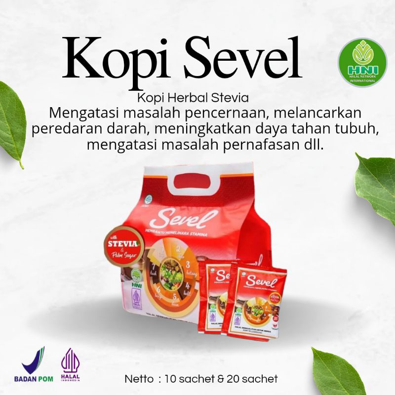 

Kopi Sevel HNI - Kopi Herbal - Kopi 7 Elemen - Menjaga Kesehatan Stamina Tubuh - Original Bpom