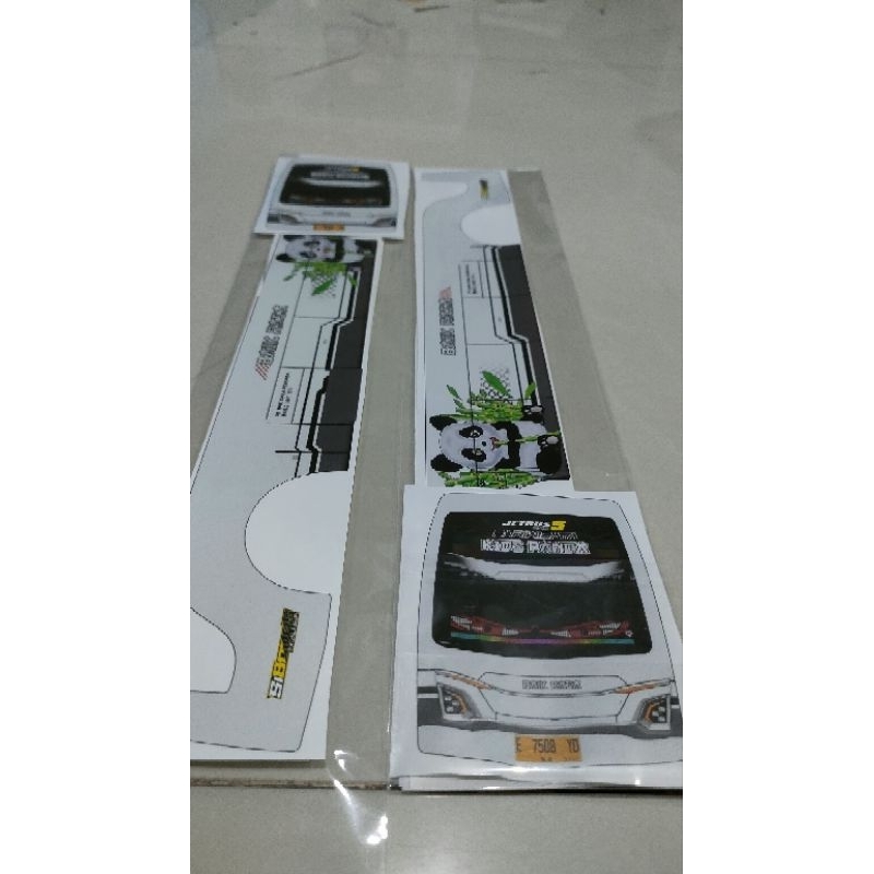 LIVERY BUS KIDS PANDA