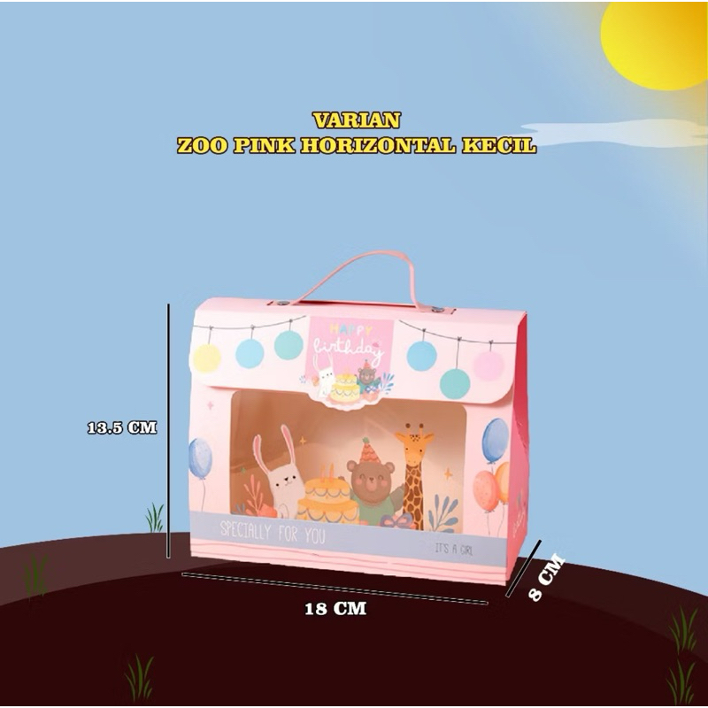 

FG Goodie Bag Ulang Tahun Anak Kotak Kado Ulang Vertikal Dan Horizontal Tahun PaperBag