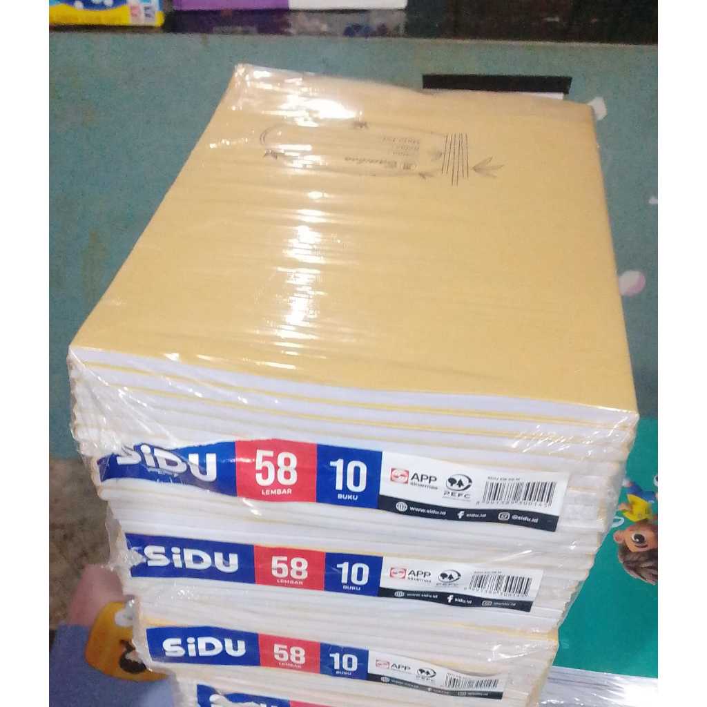 

Sidu buku tulis Sampul isi 58 (1pak)