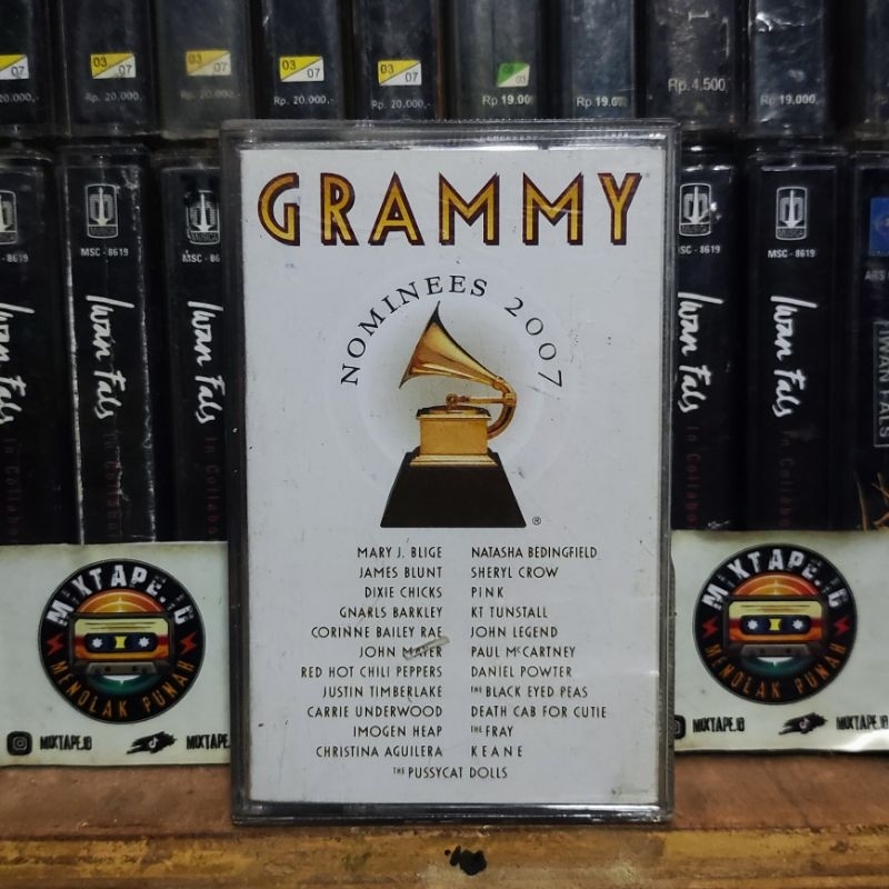 Kaset Pita - Grammy Nominees 2007 - Kompilasi Barat - Radio Tape - Kaset - Radio - Pemutar Kaset - R