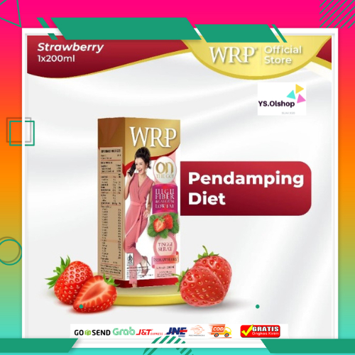 

WRP On The Go Strawberry 200ml - Pendamping Diet EXPIRED AKHIR MEI 2025