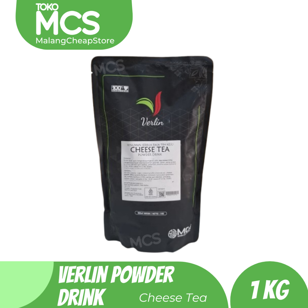 

VERLIN Bubuk Minuman rasa CHEESE TEA / Verlin Bubble Drink 1kg