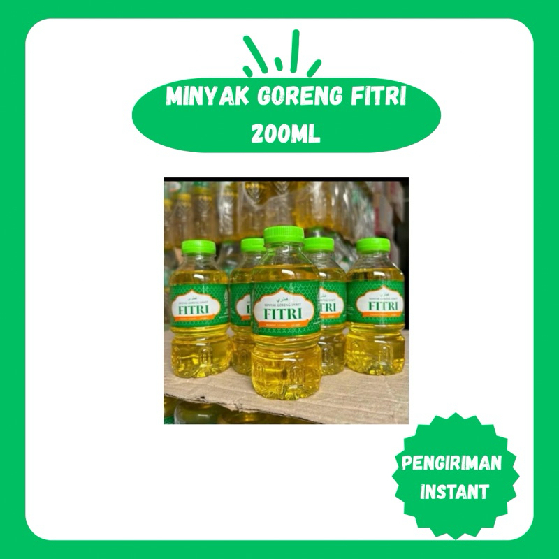 

[KIRIM INSTANT] MINYAK GORENG FITRI 200ml - RUMAH SAYUR