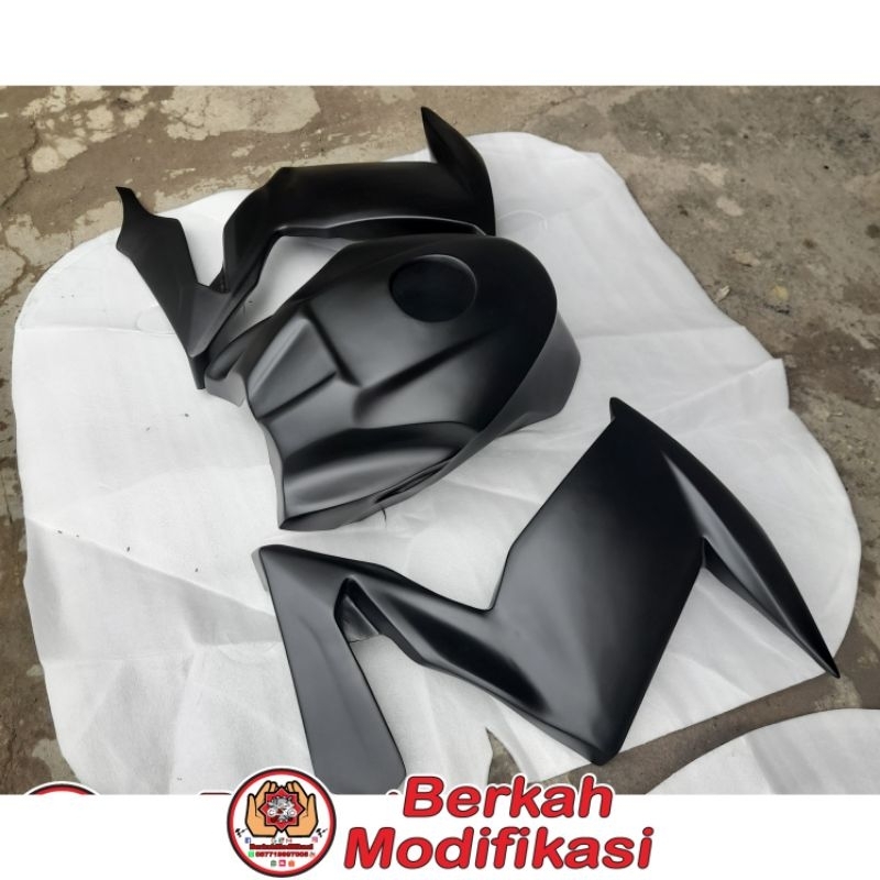 Cover Kondom Tangki Half Fairing Sayap Ninja Z250 PNP Yamaha Byson Karbu 2010-2014