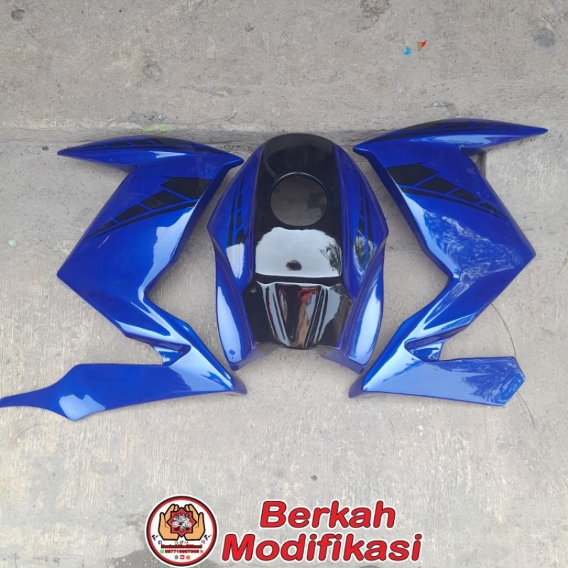 Cover Kondom Tangki Half Fairing Sayap Ninja Z250 PNP Yamaha Byson Karbu 2010-2014