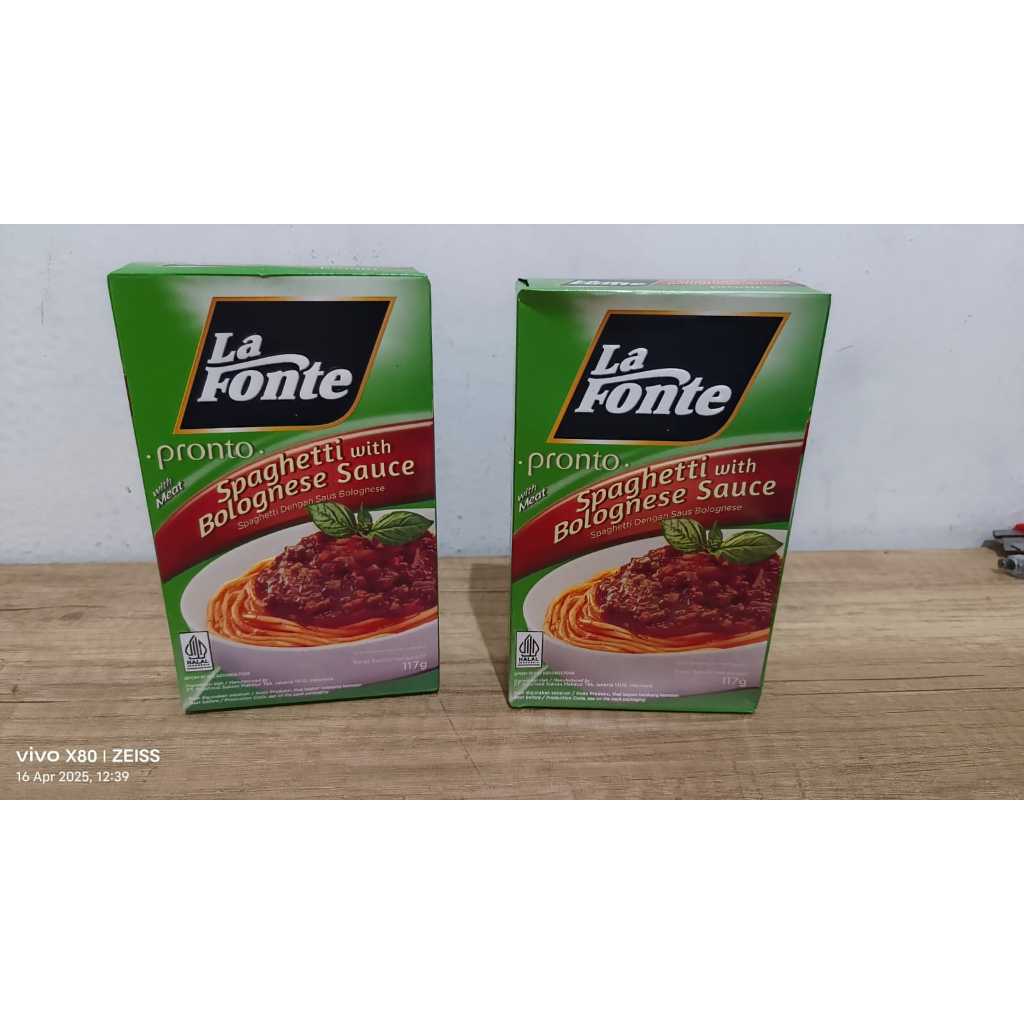 

La Fonte Pronto Spaghetti with Bolognese Sauce 117gr