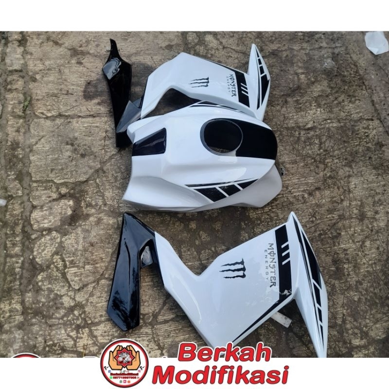 Cover Kondom Tangki Half Fairing Sayap Ninja Z250 PNP Yamaha Byson Karbu 2010-2014