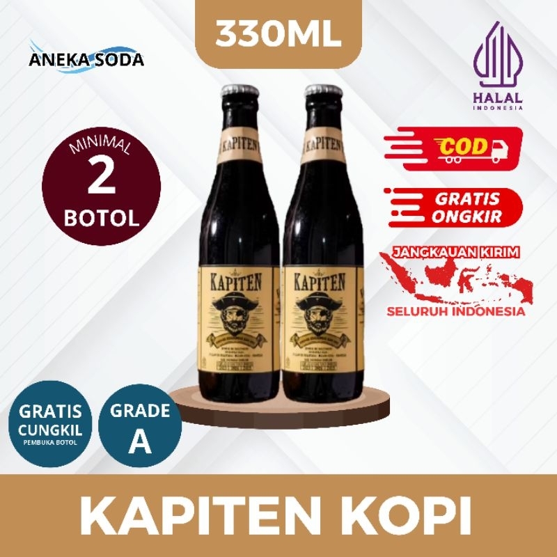 

Kopi Soda Kapiten 330ml | Minuman bersoda kafe kapiten khas Malang halal termurah