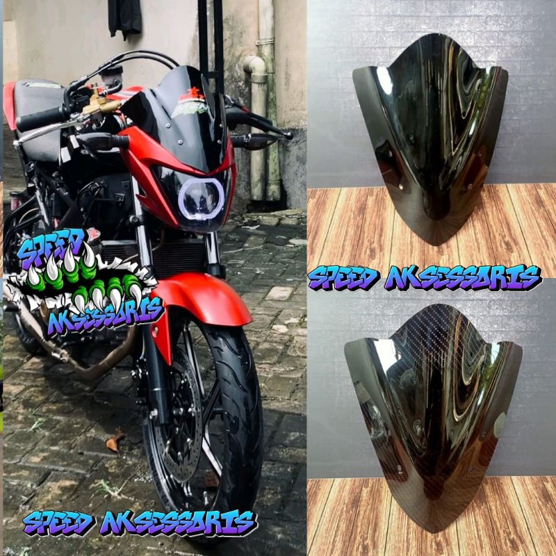 Visor variasi pnp buat motor Yamaha Vixion R 155 VVA kualitas terbaik