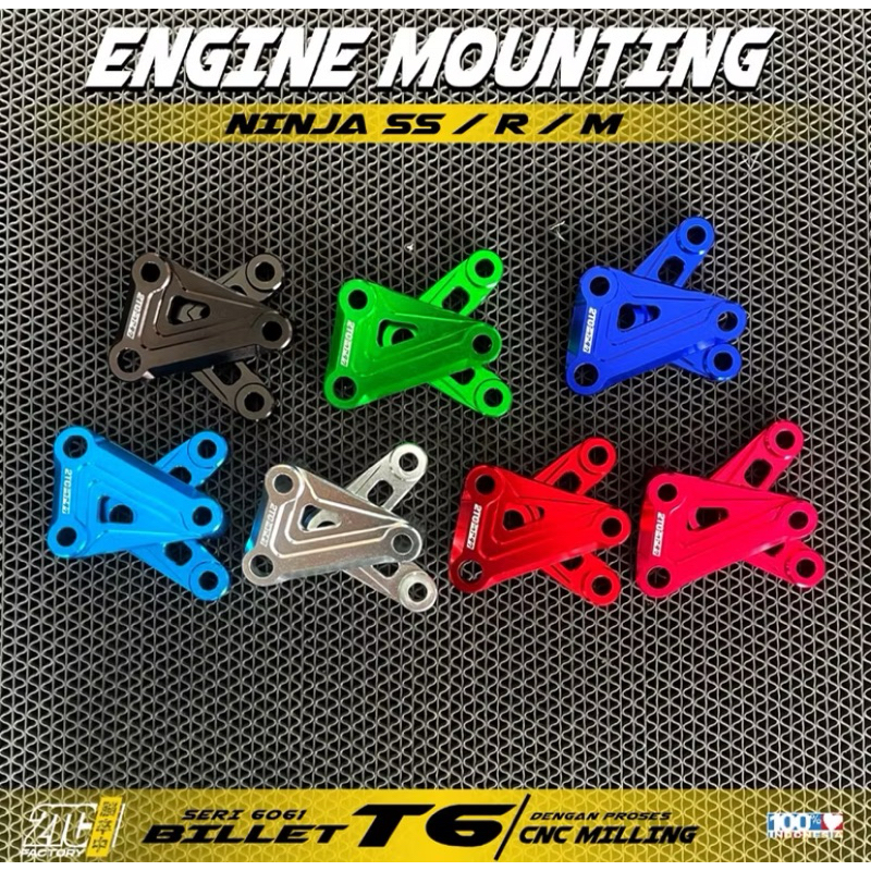 Dudukan pangkon mesin ninja ss r Monting mesin