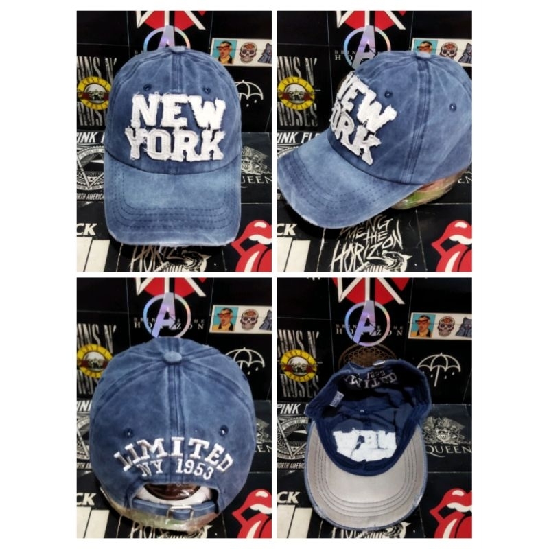 topi second import sport jeans ripped NY LIMITED series