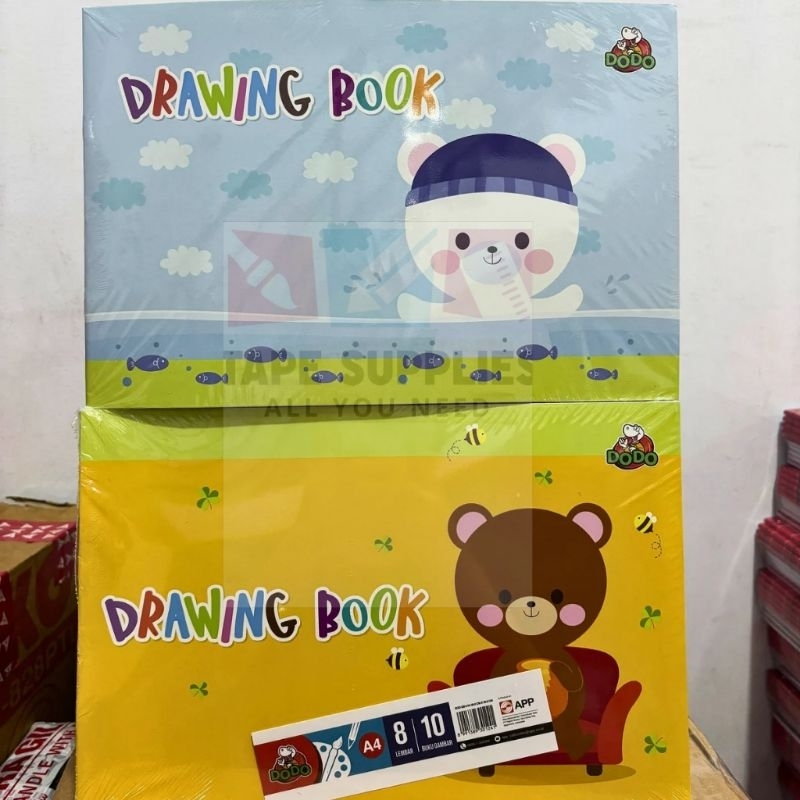

HJK Buku Gambar DODO A4 / (1 PAK ISI 10 BUKU)
