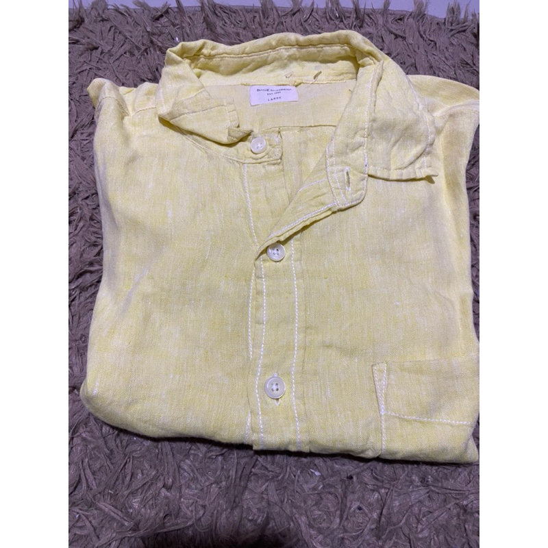 kemeja linen pria