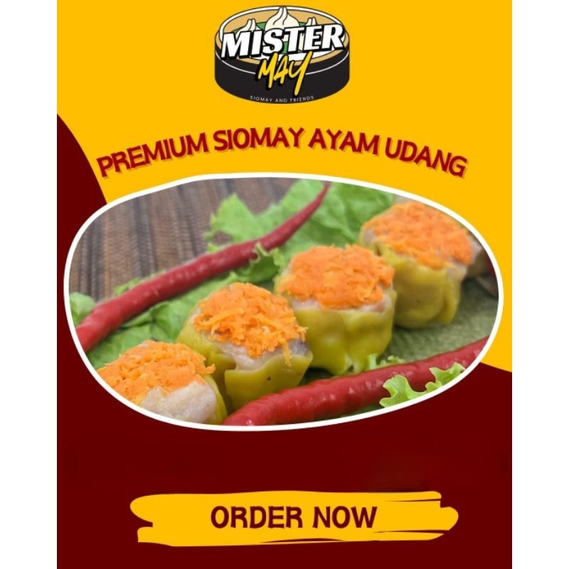 

Siomay/Shiumay/Siumay/Somay Dimsum Premium Ayam Udang Frozen isi 10 pcs