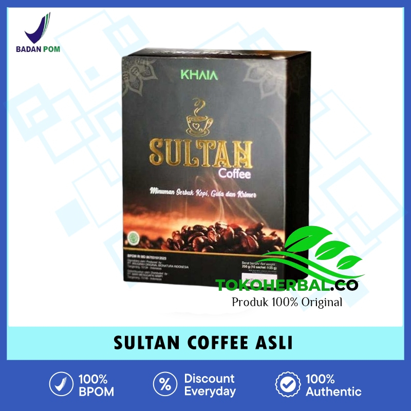 

SULTAN COFFEE ASLI - KOPI HITAM BUBUK MENJAGA KESEHATAN TUBUH HERBAL BY KHAIA