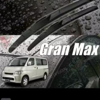 Sepasang Wiper Daihatsu Grand Max Karet kaca Silicon Hybrid