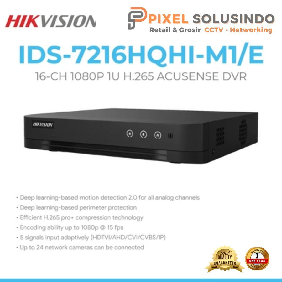 DVR HIKVISION 16 CHANNEL IDS-7216HQHI-MI/E