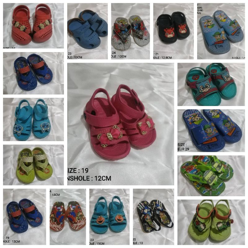CUCI GUDANG SANDAL ANAK/OBRAL SANDAL ANAK