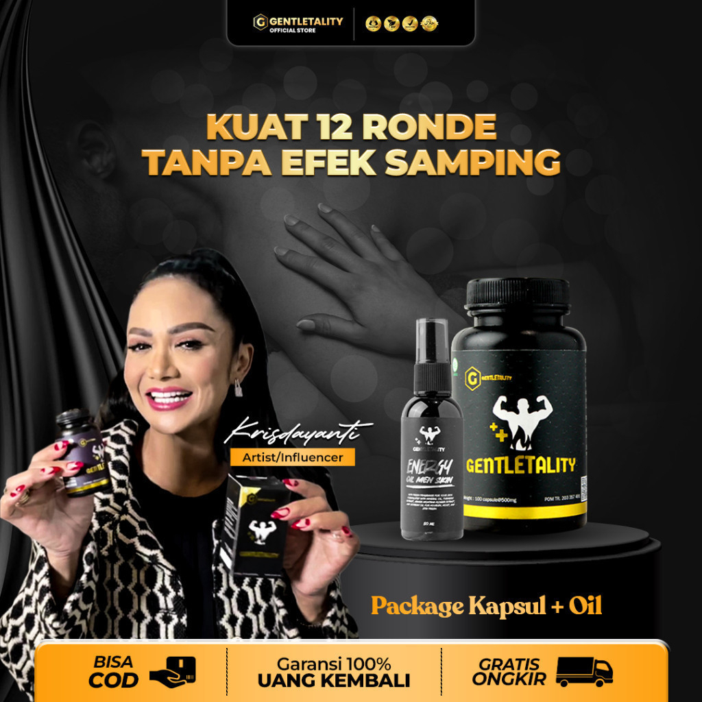 GENTLETALITY - Paket Hemat ( Energy Oil + Kapsul Suplement )