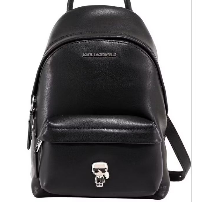 Ready Original Karl Lagerfeld Ikonic Signature Black Bag Tas Backpack