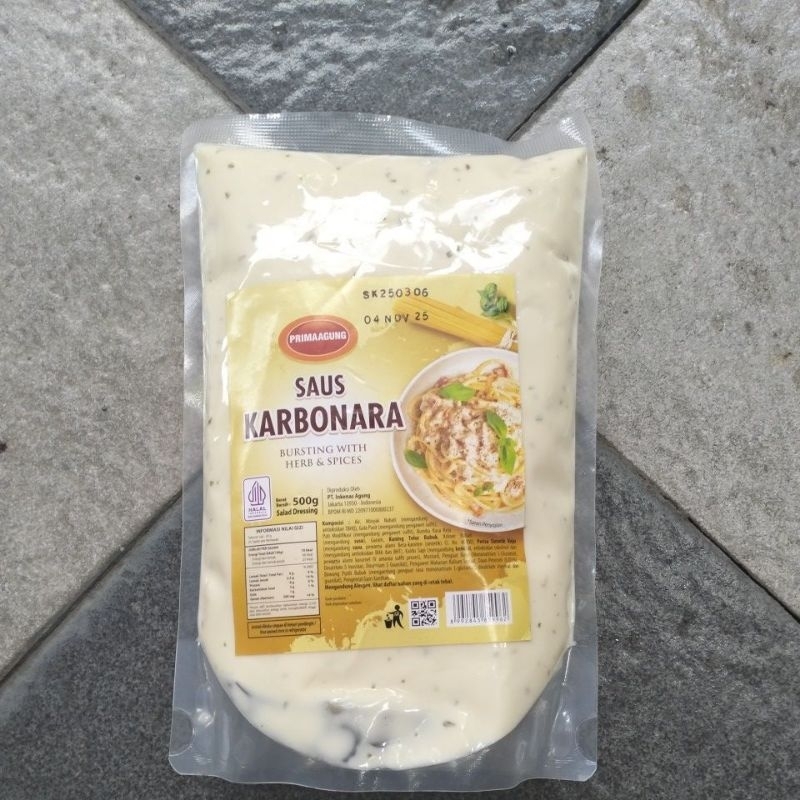 

Saus Karbonara 500gr