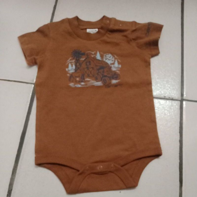 jamper carhatt baby cwe dan cowo size 3m sampe 24m ori