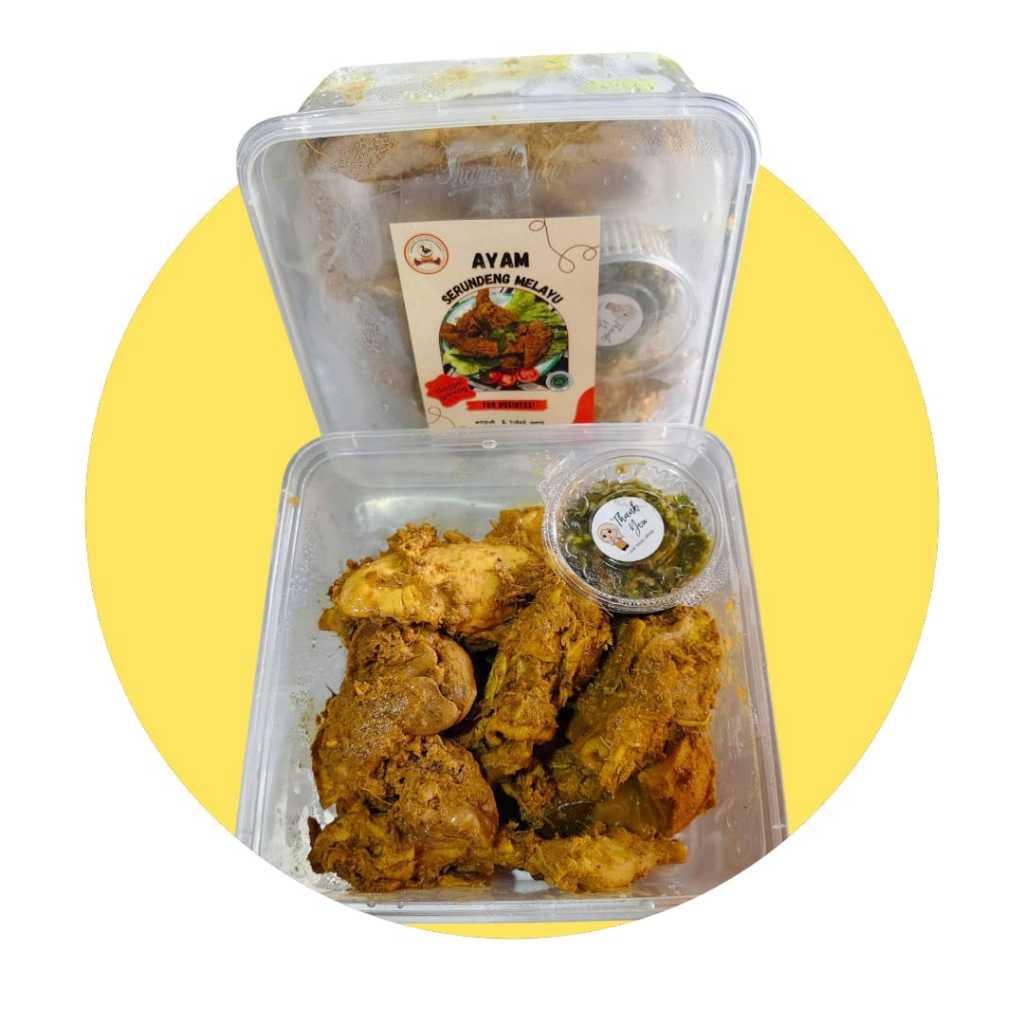 

( BOX ) Ayam serundeng Melayu
