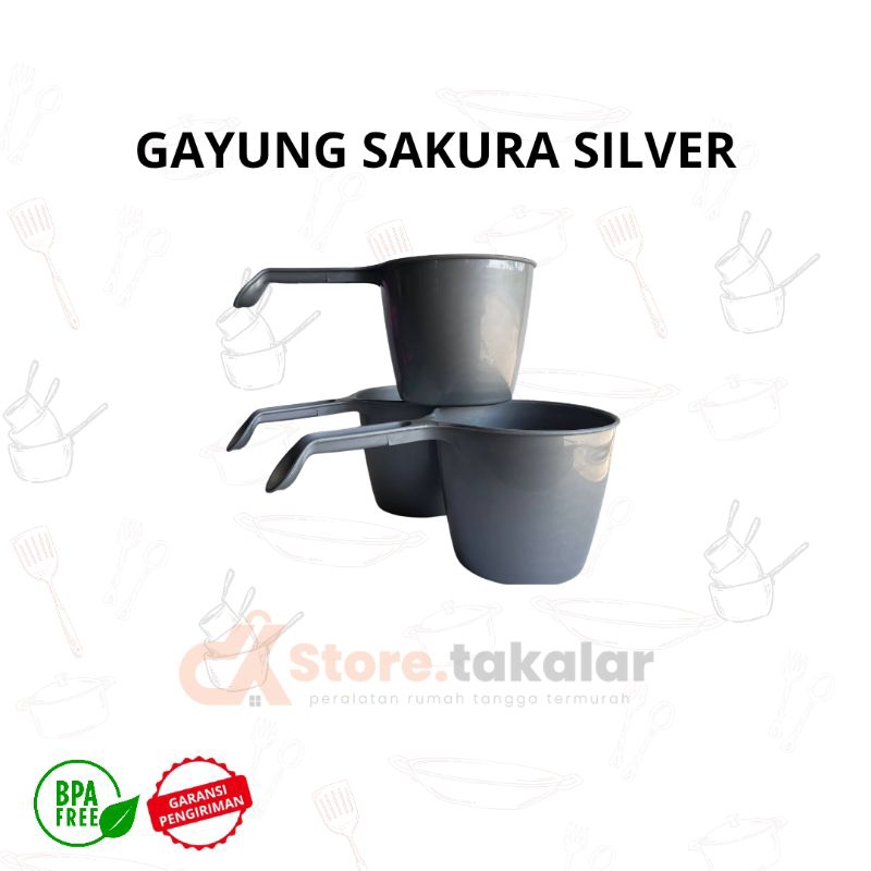 GAYUNG SAKURA SILVER GAYUNG MANDI/ GAYUNG PLASTIK SERBAGUNA