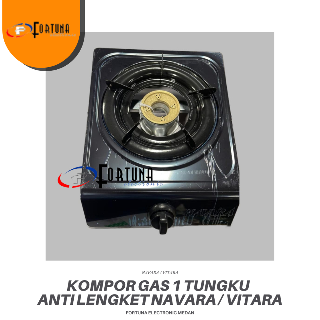 KOMPOR GAS 1 TUNGKU TELFON ANTI LENGKET BESI ANTI KARAT NAVARA / VITARA / PROGAS KOMPOR GAS MURAH ME