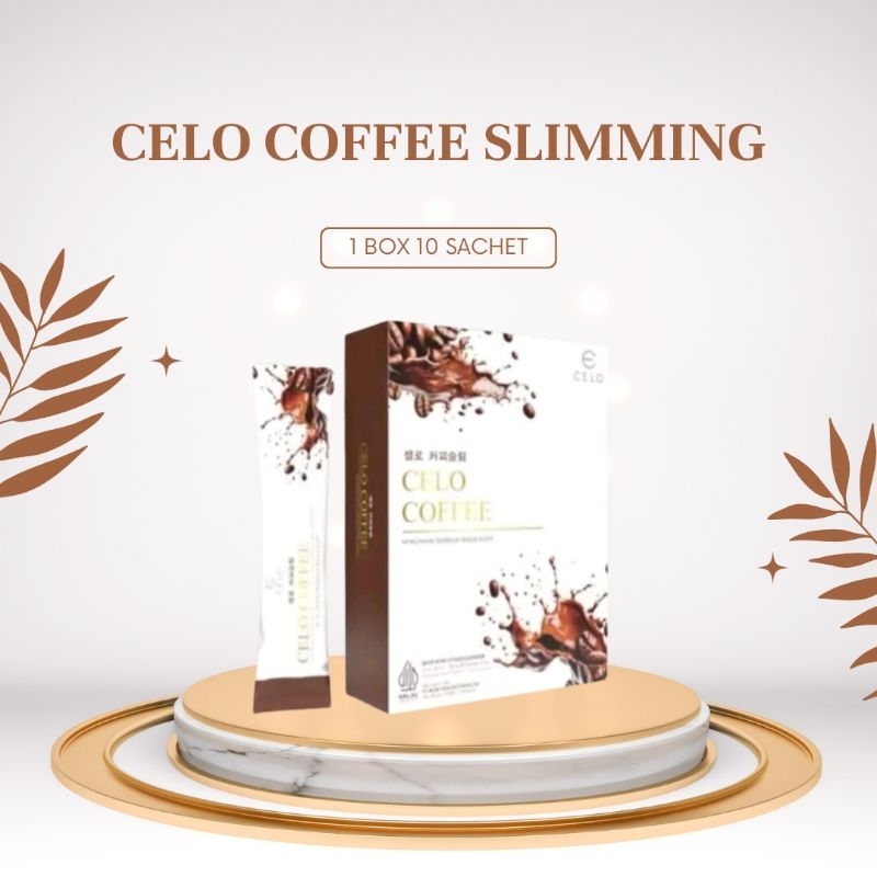 (READY STOK SIAP KIRIM) CELO COFFEE SLIMMING (10 SACHET)