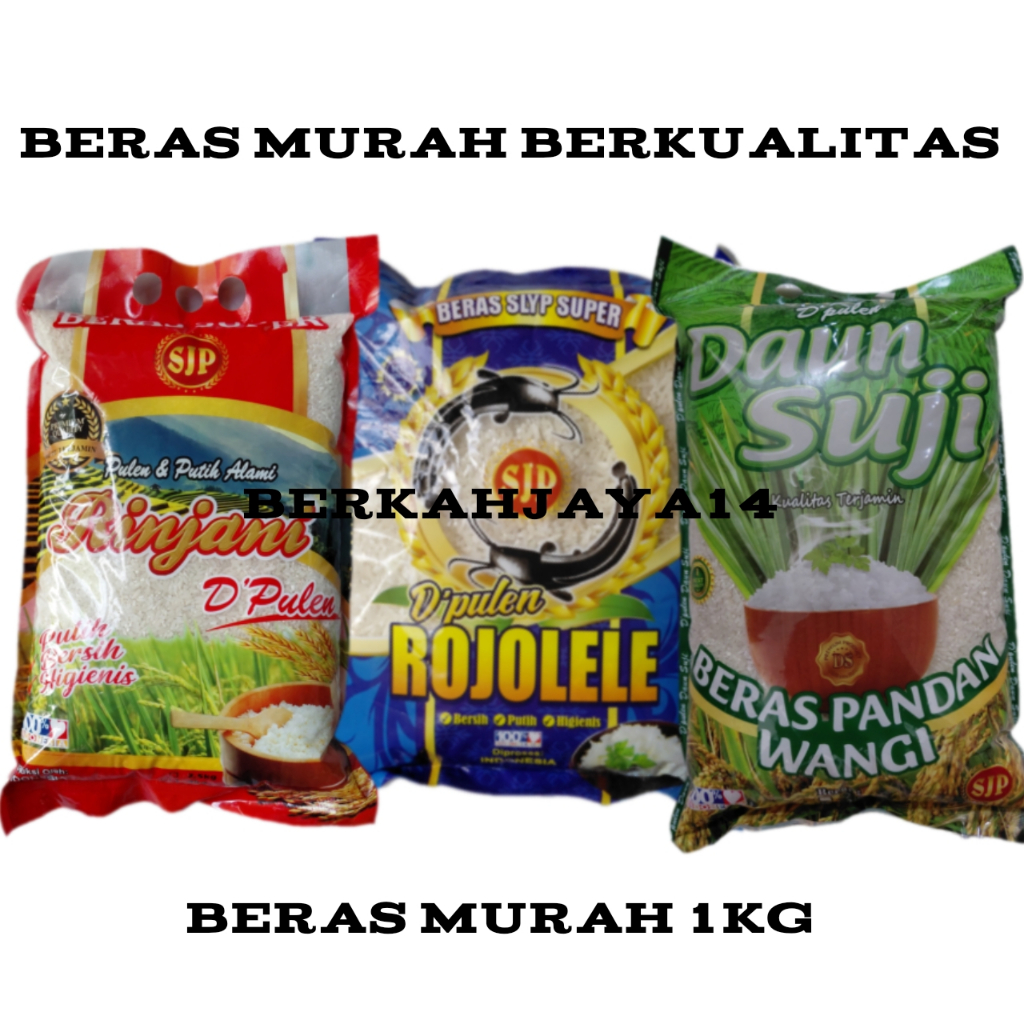 

Jual Beras 1KG RINJANI, RJOLELE, DAN DAUN SUJI Murah Berkualitas.
