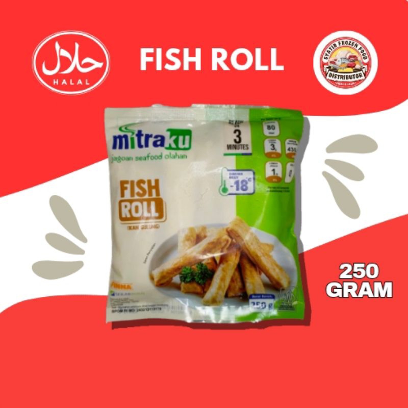 

MITRAKU - FISH ROLL IKAN GULUNG 250GRAM | FROZEN FOOD