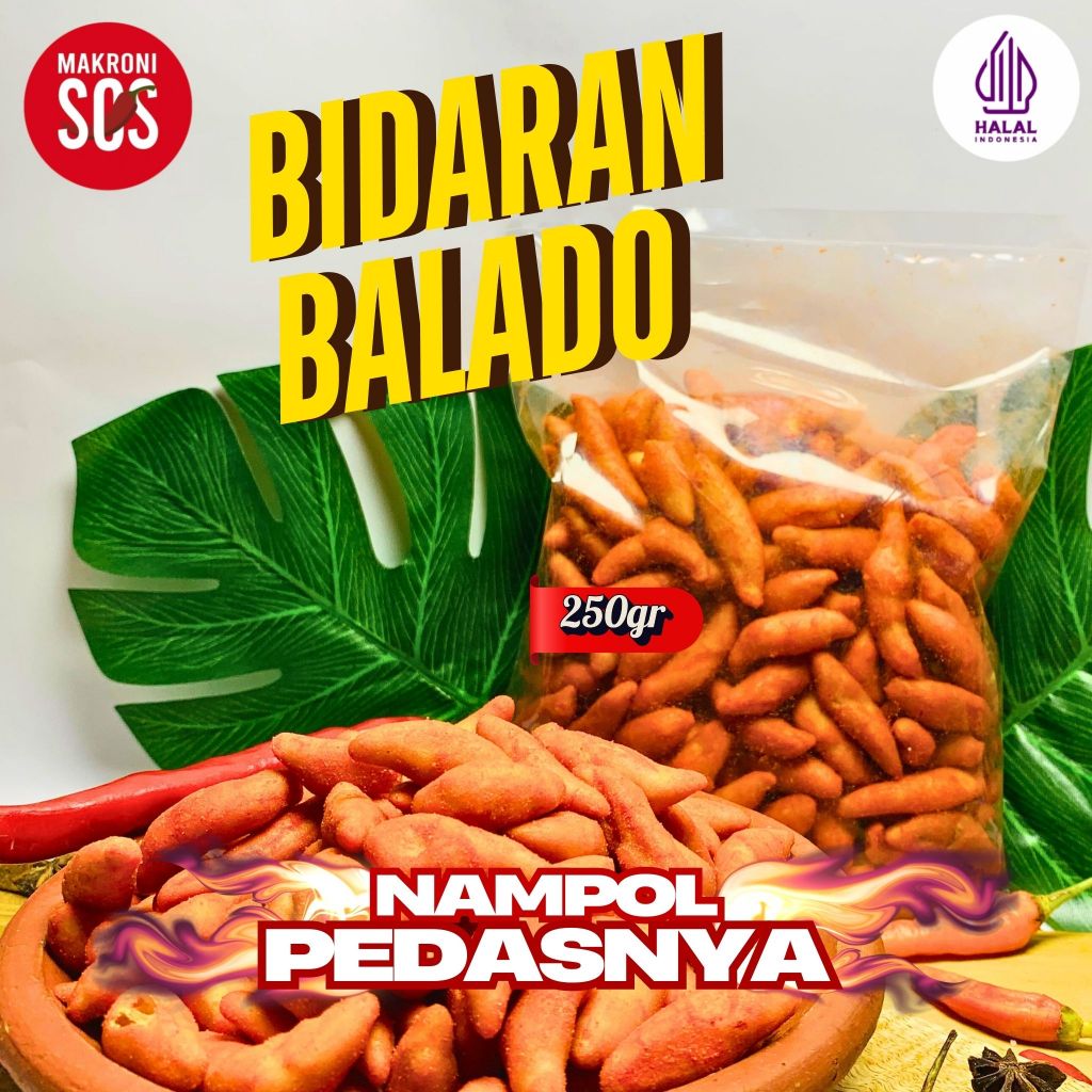 

Bidaran Balado 250GR Bidaran Pedas Manis Rasa Balado Telor Gabus Balado Nikmat Pedas Manis