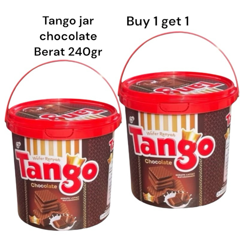 

Tanggo jar chocolate berat 240gr Buy 1 get 1